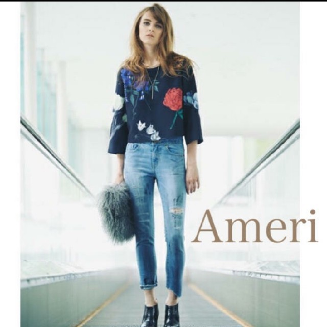 Ameri VINTAGE(アメリヴィンテージ)のAMANDA tops ∞ レディースのトップス(カットソー(長袖/七分))の商品写真