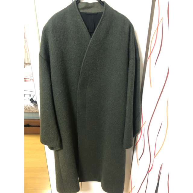 メンズladmusician 18aw カラーレスビッグチェスターコート