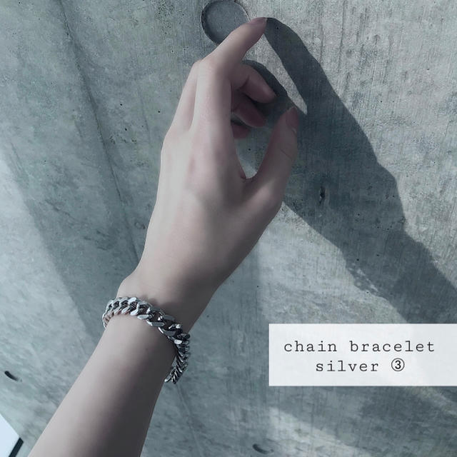 TOGA(トーガ)の19センチ　chain bracelet silver ➂ レディースのアクセサリー(ブレスレット/バングル)の商品写真