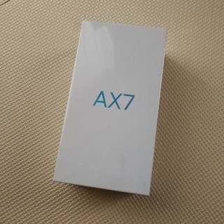 新品未使用・未開封 AX7 simフリー(スマートフォン本体)