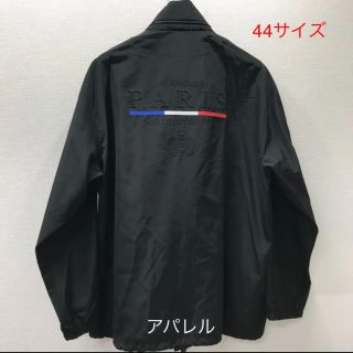 バレンシアガ(Balenciaga)の新品正規品 19AW バレンシアガ パリ フラッグ ナイロンジャケット 44 黒(ナイロンジャケット)