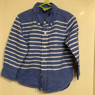 ベビーギャップ(babyGAP)のGAP ボーダーシャツ　95(ブラウス)