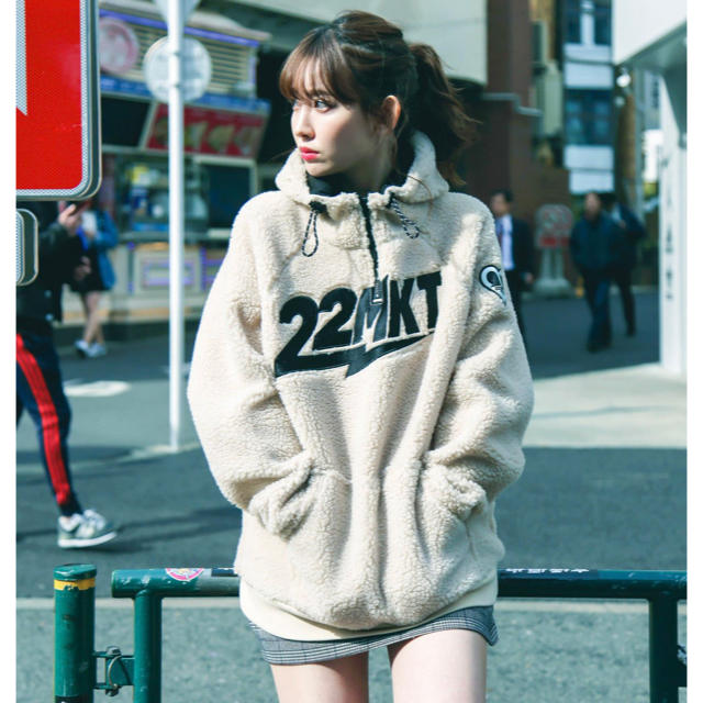 22market teddy hoodie パーカー