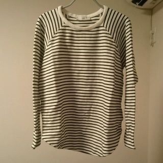 ザラ(ZARA)のZARA□■ボーダーカットソー(カットソー(長袖/七分))