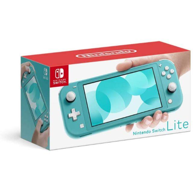 Nintendo Switch(ニンテンドースイッチ)のNintendo Switch Lite  スイッチ ライト  ターコイズ エンタメ/ホビーのゲームソフト/ゲーム機本体(携帯用ゲーム機本体)の商品写真