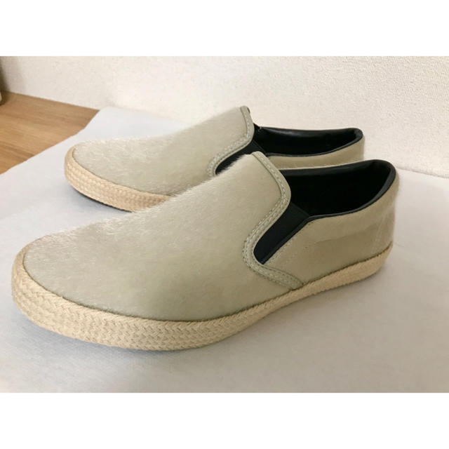 Keds(ケッズ)の【掲載2月24日迄・美品】Keds ハラコスリッポンスニーカー（24.5cm） レディースの靴/シューズ(スニーカー)の商品写真