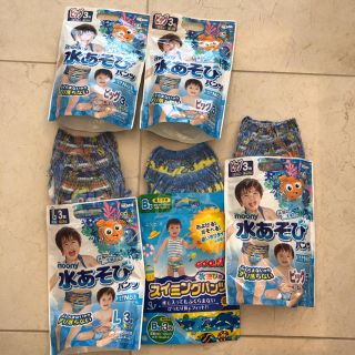 ユニチャーム(Unicharm)の【特価】水遊びパンツ　スイミングパンツ　男の子　プール　L ビッグ　オムツ(ベビー紙おむつ)