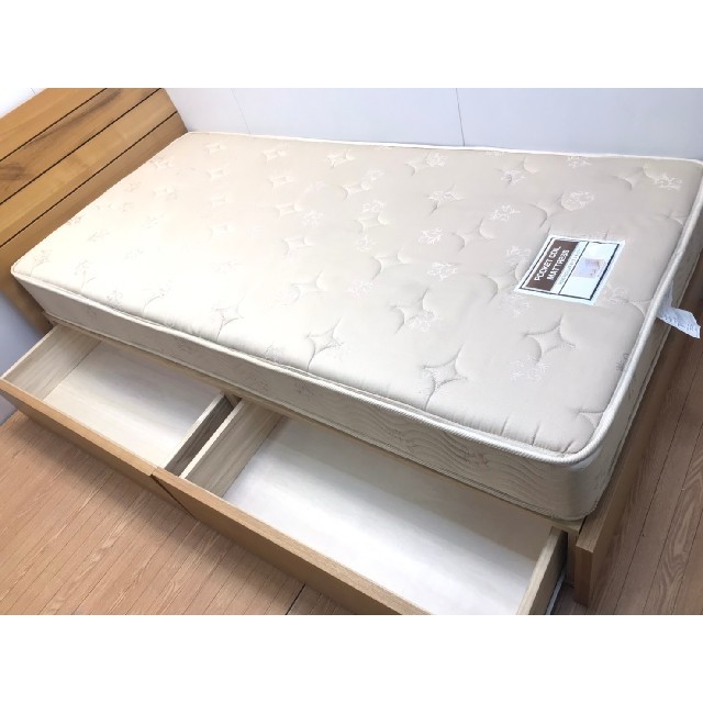 ニトリ - シングルベッド ニトリ マットレス付き 引き出し付き ニトリ - シングルベッド ニトリ マットレス付き 引き出し付き