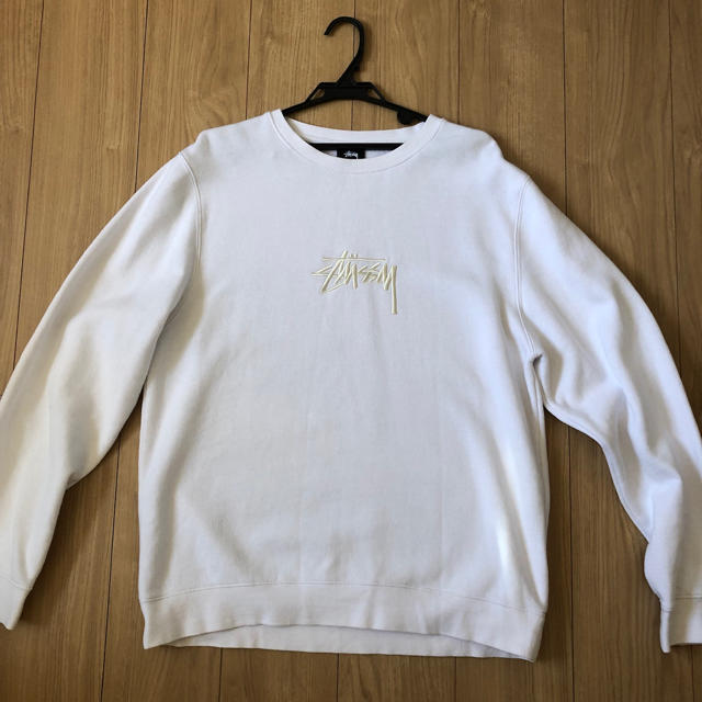 STUSSY(ステューシー)のSTUSSY トレーナー ロゴ刺繍 レディースのトップス(トレーナー/スウェット)の商品写真