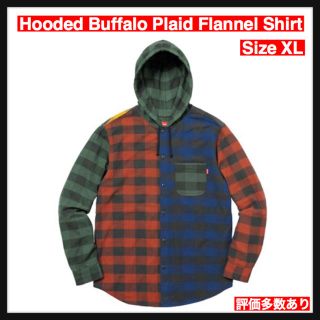 シュプリーム(Supreme)の【XL】Hooded Buffalo Plaid Flannel Shirt(シャツ)