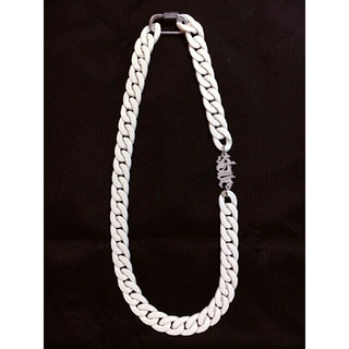 〈 white 〉SLAVE acryl chain necklace(ネックレス)