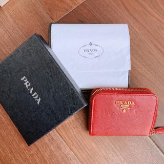 プラダ(PRADA)のPRADA プラダ ミニ財布　コインケース　小銭入れ(コインケース/小銭入れ)