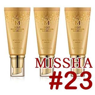 ミシャ(MISSHA)の[3個] ミシャ ゴールド パーフェクト カバー BBクリーム 23号(BBクリーム)