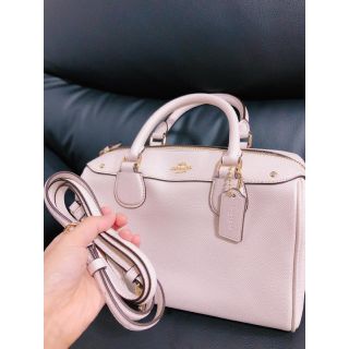 コーチ(COACH)の【未使用美品】 COACH白 ミニボストンバッグ(ボストンバッグ)