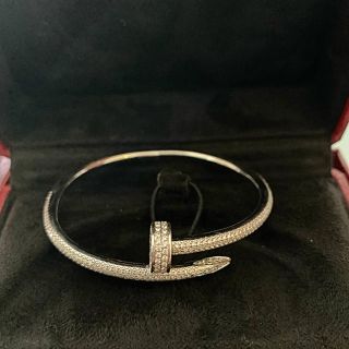 カルティエ(Cartier)のCartier ジュストアンクルWG フルアフターダイヤ#17(ブレスレット)