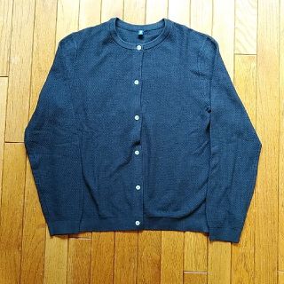 ユニクロ(UNIQLO)のユニクロ　キッズ　綿カーディガン　160サイズ(カーディガン)