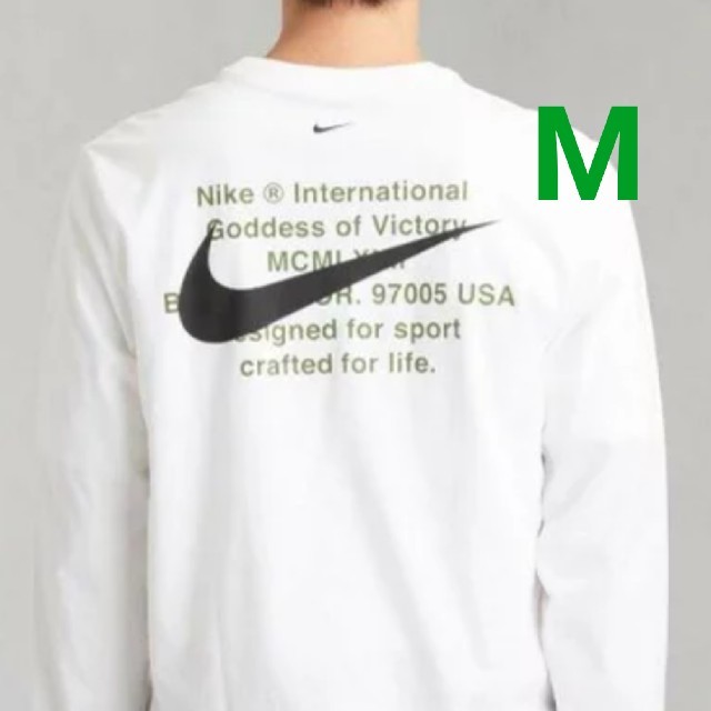 新品未使用 NIKE ナイキ NSW Tシャツ ロンT ホワイト Mサイズ