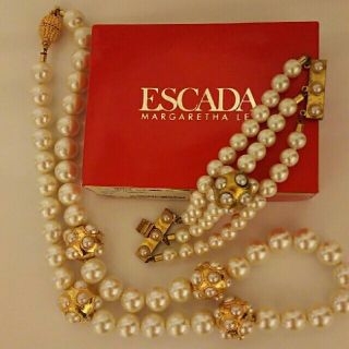 エスカーダ(ESCADA)のエスカーダーネックレス&ブレスレット(ネックレス)