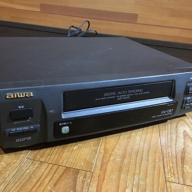 訳あり☆VHSビデオデッキ☆aiwa アイワ HV-GR7の通販 by うづき 訳あり☆VHSビデオデッキ☆aiwa アイワ HV-GR7の通販 by うづき
