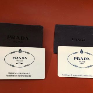 プラダ(PRADA)のプラダ　ギャランティーカード　(その他)