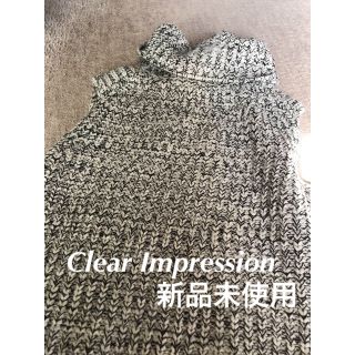 クリアインプレッション(CLEAR IMPRESSION)の【最終値下げ】クリアインプレッション○ニットベスト(ニット/セーター)