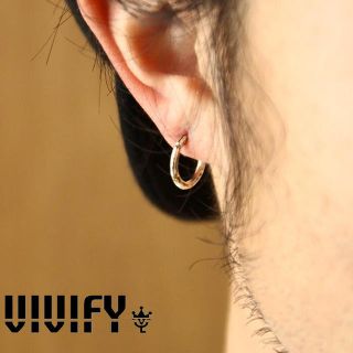 VIVIFY - VIVIFY Hammered Hoop Pierce (S) w/goldの通販 by