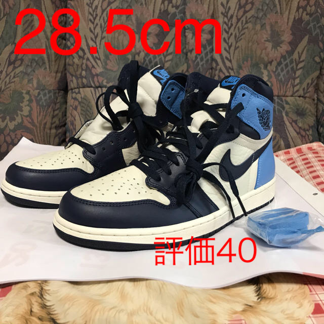 28.5cm AIR JORDAN 1 RETRO HIGH OBSIDIAN