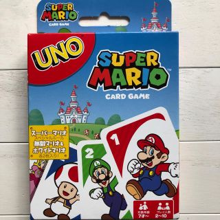 UNO ウノ　スーパーマリオ　カードゲーム　新品(トランプ/UNO)