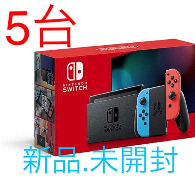 新品　任天堂スイッチ　Switch  新型　ネオン　５台セット