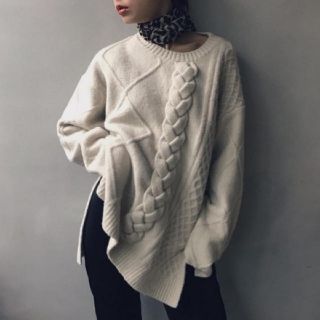 アメリヴィンテージ(Ameri VINTAGE)の mitique様専用 UNDRESSED ASYMMETRY CABLE(ニット/セーター)