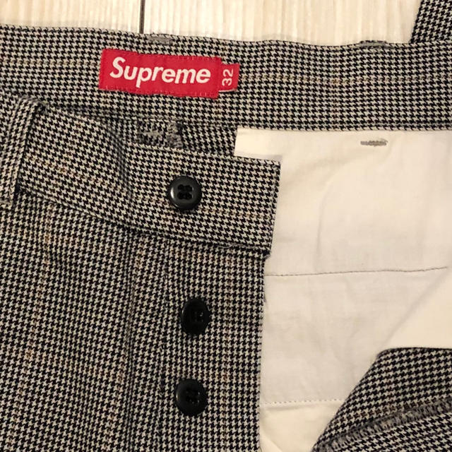 Supreme(シュプリーム)のSupreme work pants 千鳥格子 w32 メンズのパンツ(ワークパンツ/カーゴパンツ)の商品写真