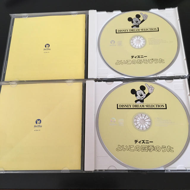 Disney(ディズニー)のディズニー よいこのあそびうた・よいこの四季のうたCD2枚組 エンタメ/ホビーのCD(キッズ/ファミリー)の商品写真