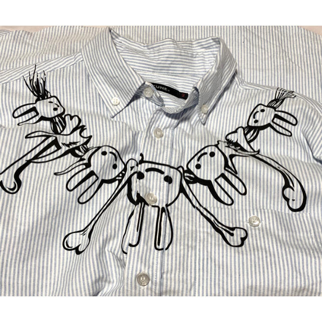 CUNE(キューン)のCUNE ウサギ 縄 ワイシャツ メンズのトップス(シャツ)の商品写真