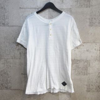 ネイバーフッド(NEIGHBORHOOD)のネイバーフッド 16SS ワッフルヘンリーネックTシャツ White 白 L(Tシャツ/カットソー(半袖/袖なし))