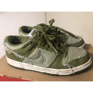 ナイキ(NIKE)の06 NIKE DUNK LOW CL DENIM US6(スニーカー)