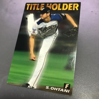 カルビー(カルビー)のプロ野球チップス カード タイトルホルダー 大谷翔平(スポーツ選手)