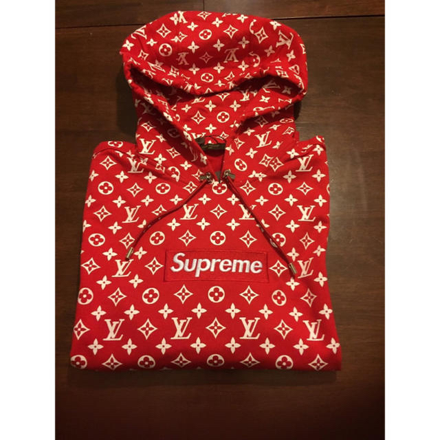 supreme×louis vitton boxlogoパーカー