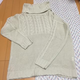 ドットアンドストライプスチャイルドウーマン(Dot&Stripes CHILDWOMAN)のざっくり編みタートルネック(ニット/セーター)