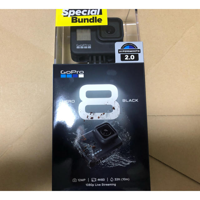 話題の行列 GoPro GoPro HERO8 Black 限定BOX 新品・未開封 ビデオカメラ