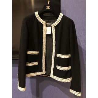 シャネル(CHANEL)のCHANEL ヴィンテージノーカラージャケット(ノーカラージャケット)