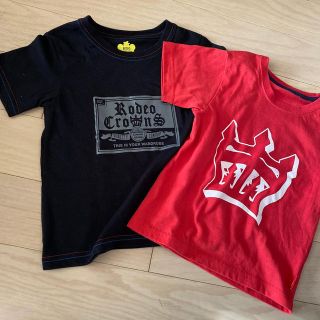 ロデオクラウンズワイドボウル(RODEO CROWNS WIDE BOWL)のロデオ　キッズL 2枚セット(Tシャツ/カットソー)