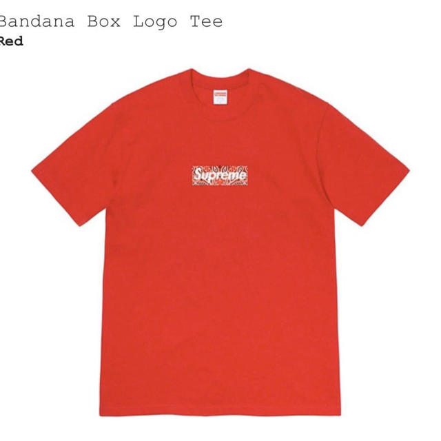 Supreme(シュプリーム)の本日限り値下げ！supreme bandana box logo tee S  メンズのトップス(Tシャツ/カットソー(半袖/袖なし))の商品写真