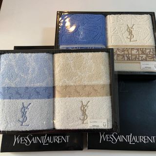 サンローラン(Saint Laurent)のイブサンローラン　フェイスタオル２枚セット×２(タオル/バス用品)