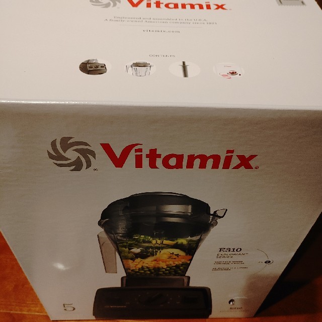 新品 Vitamix バイタミックス E310 黒 ブラック 5年保証付