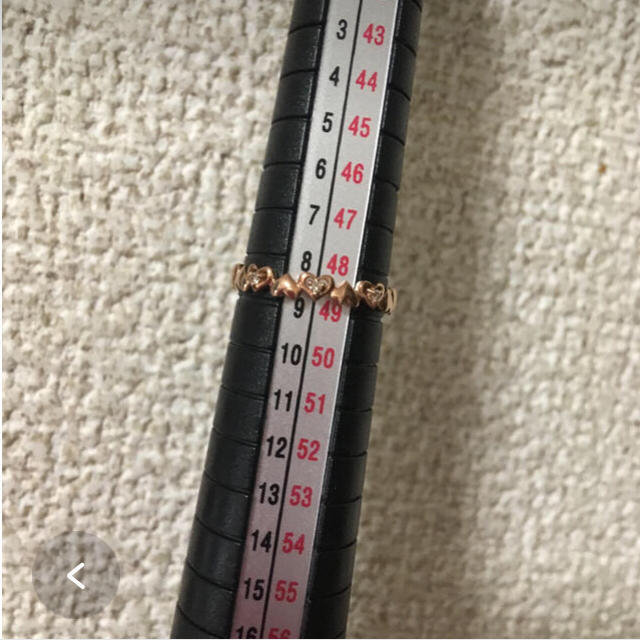 4℃(ヨンドシー)の新品 k10 ダイヤ リング 8号 〜 9号 ✨ 指輪 エステール  レディースのアクセサリー(リング(指輪))の商品写真