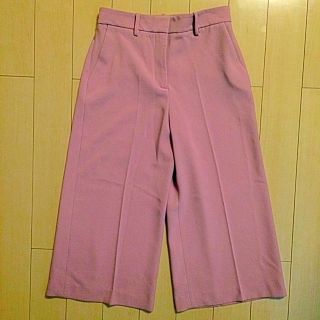 ザラ(ZARA)のスモーキーピンク ガウチョ ワイドパンツ(その他)