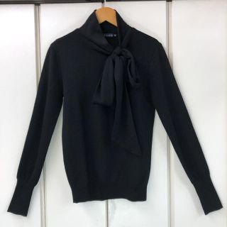 ラルフローレン(Ralph Lauren)の美品！RALPH LAUREN リボン タートル ネック ニット セーター(M)(ニット/セーター)