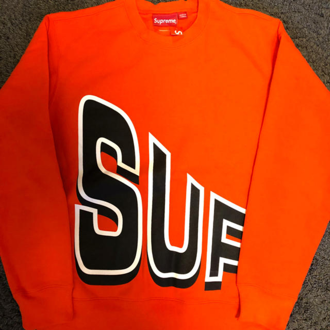 Supreme(シュプリーム)の[M]Supreme Side Arc Crewneck Dark Orange メンズのトップス(スウェット)の商品写真