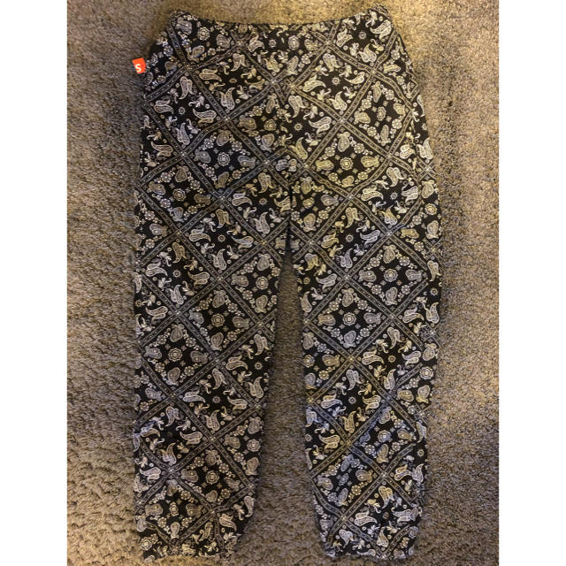 S]Supreme Bandana Track Pant Black-