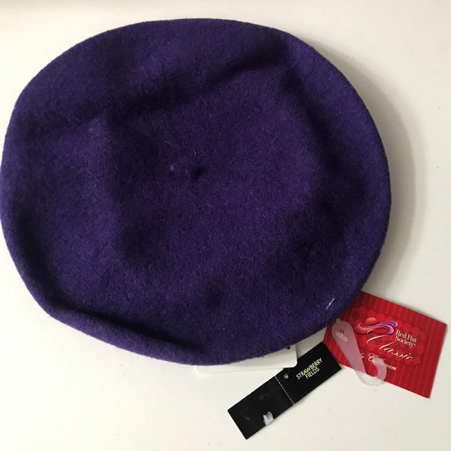 STRAWBERRY-FIELDS(ストロベリーフィールズ)の新品タグ付き ベレー帽 レディースの帽子(ハンチング/ベレー帽)の商品写真